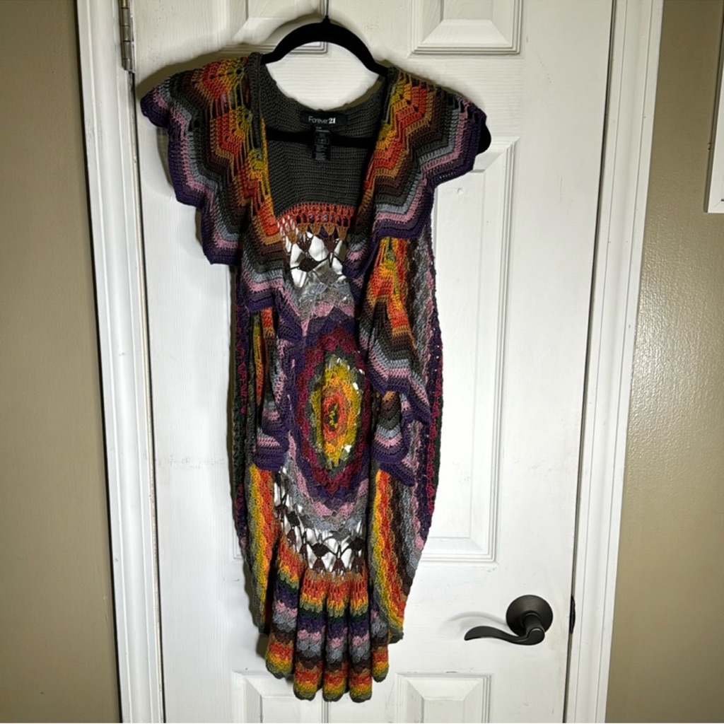 Multicolor Crochet Dress